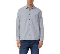 Regular Fit: Strukturiertes Hemd mit Brusttasche L blau 2172382.58K2.L