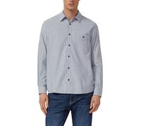 Regular Fit: Strukturiertes Hemd mit Brusttasche M blau 2172382.58K2.M