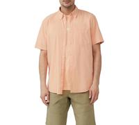 Regular Fit: Kurzarmhemd mit Struktur-Streifen und Button-Down-Kragen L orange 2165428.2018.L
