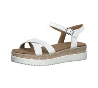 s.Oliver shoe.com Da.-Sandalette 5-5-28201-24/106 WHITE LEATHER FS 2020 für Damen, weiß, Größe 37 EU