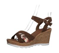 s.Oliver shoe.com Da.-Sandalette 5-5-28301-24/307 COGN.SUED/FLOW FS 2020 für Damen, braun, Größe 39 EU