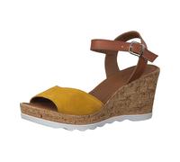 s.Oliver shoe.com Da.-Sandalette 5-5-28325-24/602 SUN FS 2020 für Damen, gelb, Größe 41 EU