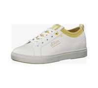 s.Oliver shoe.com Da.-Schnürer 5-5-23603-34/166 WHITE/YELLOW FS 2020 für Damen, weiß, Größe 40 EU
