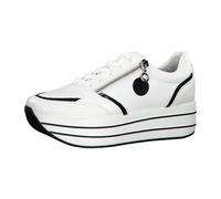 s.Oliver shoe.com Da.-Schnürer 5-5-23661-24/103 WHITE/BLACK FS 2020 für Damen, weiß, Größe 42 EU