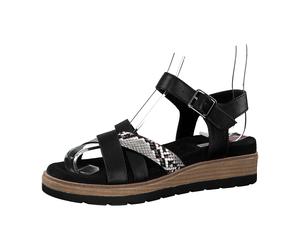 s.Oliver shoe.com Woms Sandals 5-5-28225-34/001 BLACK FS 2020 für Damen, schwarz, Größe 38 EU