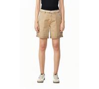 s.Oliver Damen Chino-Bermuda 2161341 mit geflochtenem Gürtel Garment Dye Braun Größe 42