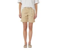 s.Oliver Bermudas RED LABEL Baumwollstretch geflochtener Gürtel Damen desert beige Gr. 42