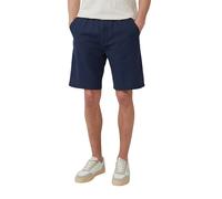 s.Oliver RED LABEL Relaxed Fit Bermudas mit elastischem Bund in Dunkelblau, Größe 36