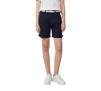 s.Oliver RED LABEL Regular Fit Chinoshorts mit geflochtenem Gürtel in Marine, Größe 40