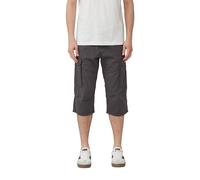 File: Gemusterte Cargo-Bermuda aus Baumwollmix im Relaxed Fit 33 grau 2166878.95A0.33