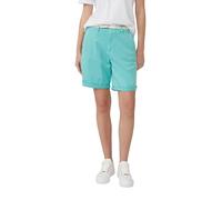 Shorts mit geflochtenem Gürtel und Garment Dye 48 türkis 2166468.6099.48