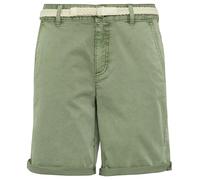 Shorts mit geflochtenem Gürtel und Garment Dye 48 olive 2161341.7369.48