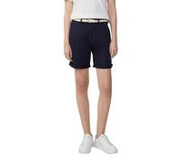 s.Oliver RED LABEL Regular Fit Chinoshorts mit geflochtenem Gürtel in Marine, Größe 36