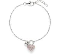 s.Oliver Bracelet - Elegantes Armband aus poliertem 925er Sterlingsilber - silber - Ankerkette verstellbar bis 16 cm - wasserfest & hautfreundlich