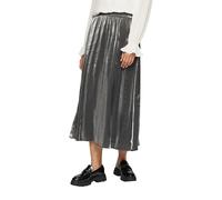 Midirock aus Viskosemix mit elastischem Bund 42 grau 2157982.9897.42