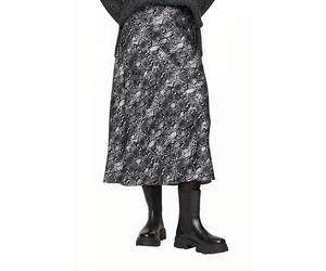 s.Oliver Skirt Grey/black Größe: 44 | Midiröcke Outlet | Damen | Grau