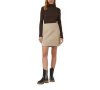 Flauschiger Sweatshirt-Rock mit Muster 40 braun 2175424.84N3.40