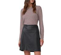 Ausgestellter Mini-Rock aus Kunstleder 42 schwarz 2175538.9999.42