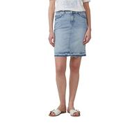s.Oliver Kurzer Jeansrock mit offenem Saum hellblau 46