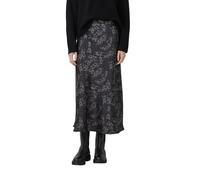 Leichter Midirock mit Elastikbund 46 grau 2173095.98A2.46