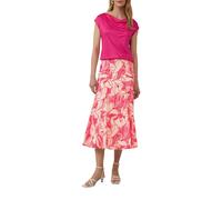 Femininer Bahnen-Rock aus Baumwolle mit All-over-Print 34 pink|mehrfarbig 2164353.09A0.34