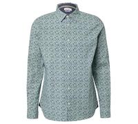 Slim Fit: Baumwollhemd mit All-over-Print XXL grün 2168120.79A1.XXL