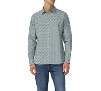 Slim Fit: Baumwollhemd mit All-over-Print 3XL grün 2168120.79A1.3XL