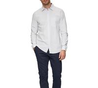 Slim Fit: Gemustertes Hemd aus Baumwollmix S weiß 2149815.01A5.S