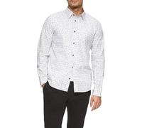 s.Oliver Slim Fit: Gemustertes Hemd aus Popelin