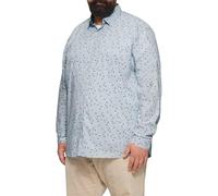 s.Oliver Slim Fit: Gemustertes Popeline-Hemd mit Kentkragen