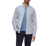 Slim Fit: Hemd aus Baumwollstretch L blau