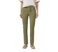 Slim Fit-Hose aus Baumwollsatin 38/REG olive 2176749.7900.38_REG
