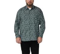 Slim Fit: Langarmhemd mit All-over-Print und Kentkragen 4XL blau|mehrfarbig 2177159.59A1.4XL