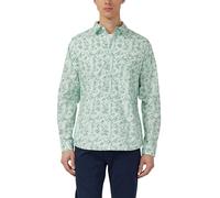 Slim Fit: Langarmhemd mit All-over-Print und Kentkragen 3XL türkis|mehrfarbig 2174263.61A1.3XL
