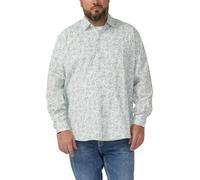 s.Oliver Slim Fit: Langarmhemd mit All-over-Print und Kentkragen