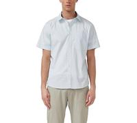 Slim Fit: Leichtes Kurzarm-Hemd mit Brusttasche und Print XXL blau 2173467.50A0.XXL