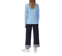 Slim-Fit-Longsleeve aus Baumwollslub mit U-Boot-Ausschnitt 44 blau 2167892.5141.44