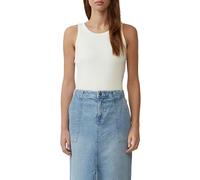 s.Oliver RED LABEL Regular Fit Tank Top aus Baumwoll-Mix in Weiss, Größe 46