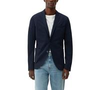 Slim: Joggsuit-Sakko aus Stretch-Jersey 46 blau 2130159.5955.46