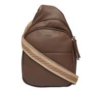 Schultertasche mit dekorativem Gurt ONESIZE braun 2167988.8624.ONESIZE