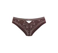Slip S.OLIVER "Milene", Damen, Gr. 48/50, lila (cassis), Microtouch, Obermaterial: 88% Polyamid, 12% Elasthan, Unterhosen, mit edlem Bund und modischem Accessoire vorne mittig (30395517-48) cassis