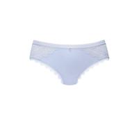 Slip S.OLIVER "Romane", Damen, Gr. 36/38, eisblau, Spitze, Obermaterial: 86% Polyamid, 14% Elasthan, Unterhosen Slip, mit graphischer Spitze in transparenter Optik (64919360-36) eisblau