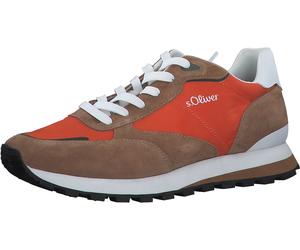 s.Oliver Sneaker 5-13667-20-639 mit Soft Foam - Leder - 2023 orange Herren, Größe Euro (US) 45 (12)