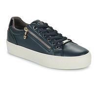 s.Oliver Damen Sneaker flach mit Reißverschluss Freizeit, Blau (Navy), 39 EU