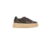 Sneaker mit Plateau-Sohle und Leo-Detail 37 braun 2177787.93A1.37