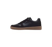 s.Oliver Herren Sneaker flach Low Top Vegan, Schwarz (Black), 44 EU