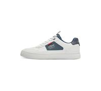 s.Oliver Sneaker Lederimitat/Textil Weiß/Blau - 44