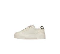 s.Oliver Sneaker mit Plateau-Sohle und Leo-Detail Beige Größe 41