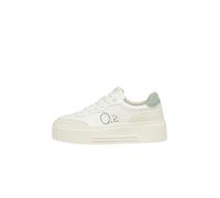 s.Oliver Damen Sneaker mit Plateau-Sohle und Logo-Detail Größe 42 Weiß/Mehrfarbig