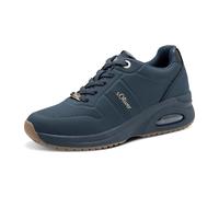 s.Oliver Sneaker Wedges für Damen, blau, Größe 39 EU